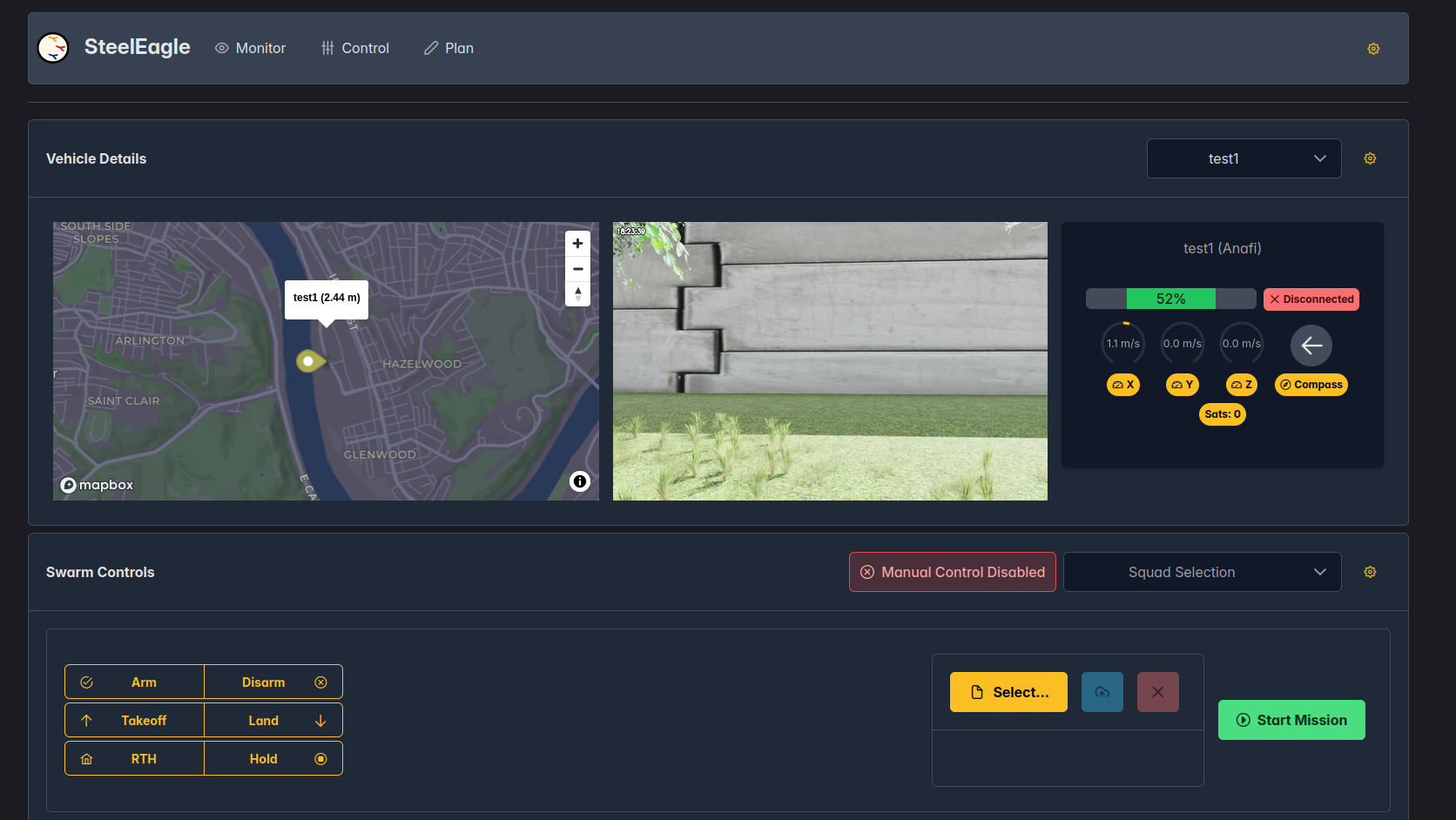 GCS Monitor Tab
