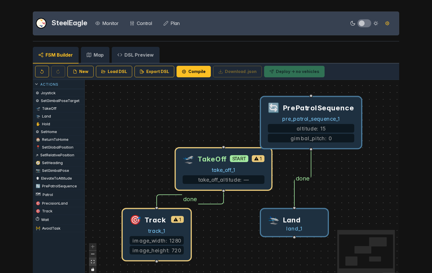 Plan Page FSM Builder